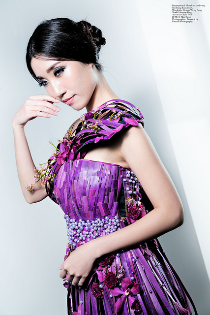 Creative Floral Dress - Kerene Ong